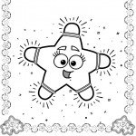 דף צביעה הכוכב של דורה