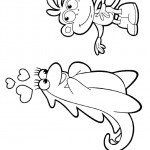 דף צביעה בוטס ואיסה האיגואנה