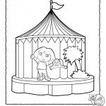 דף צביעה דורה השודדת בהופעה