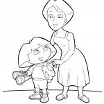 דף צביעה דורה ואמה