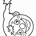 דף צביעה פני ליצן