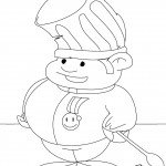 דף צביעה טבח