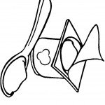 דף צביעה גביע יוגורט