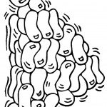 דף צביעה בוטנים