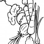 דף צביעה ירקות 2