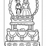 דף צביעה עוגת חתונה