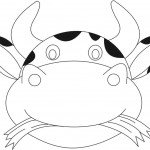 דף צביעה פרה 9