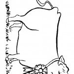 דף צביעה פרה 1