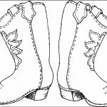 דף צביעה מגפי קאובוי 3