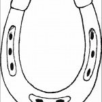 דף צביעה פרסת סוס