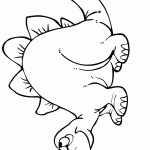 דף צביעה דינוזאור 27