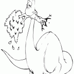 דינוזאור אוכל עץ