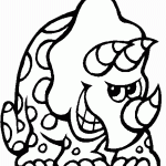 דף צביעה דינוזאור 21