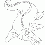 דף צביעה דינוזאור 18