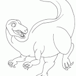 דף צביעה דינוזאור 17