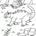 דף צביעה דינוזאור 15