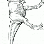 דף צביעה דינוזאור 12