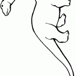 דף צביעה דינוזאור 11