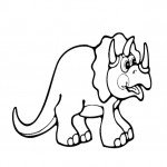 דף צביעה דינוזאור 3