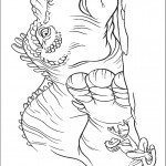 דף צביעה דינוזאור וקופיף קטן