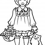 דף צביעה בובה 33