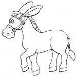 דף צביעה חמור 2 דף צביעה חמור 2