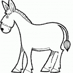 דף צביעה חמור 5 דף צביעה חמור 5