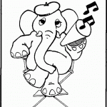 דף צביעה פיל הבמאי