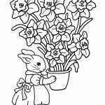 דף צביעה פרחים 71