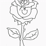 דף צביעה פרחים 24