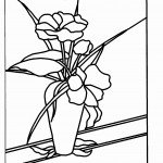 דף צביעה פרחים 23