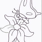 דף צביעה פרחים 22