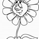 דף צביעה פרחים 17