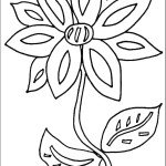 דף צביעה פרחים 70