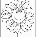 דף צביעה פרחים 27