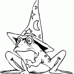 דף צביעה קוסם 22