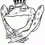 דף צביעה נסיך צפרדע דף צביעה נסיך צפרדע