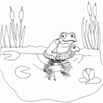 דף צביעה מפגש בין תולעת לצפרדע דף צביעה מפגש בין תולעת לצפרדע