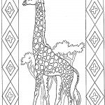 דף צביעה ג'ירפה 4 דף צביעה ג'ירפה 4
