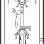 דף צביעה טוטם 2