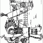 ילד בשבי מחנה האינדיאנים