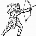 דף צביעה אינדיאני 6