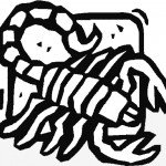 דף צביעה עקרב