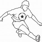 דף צביעה בעיטה בכדור 14