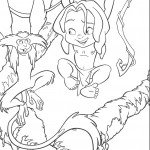 דף צביעה ספר הג'ונגל 2