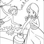 דף צביעה מוגלי ושאנטי