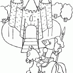 דף צביעה אבירים 10