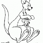 דף צביעה קונגורו מנתר דף צביעה קונגורו מנתר