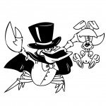 דף צביעה קוסם 20