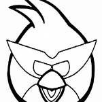 דף צביעה מסכת אנגרי בירד